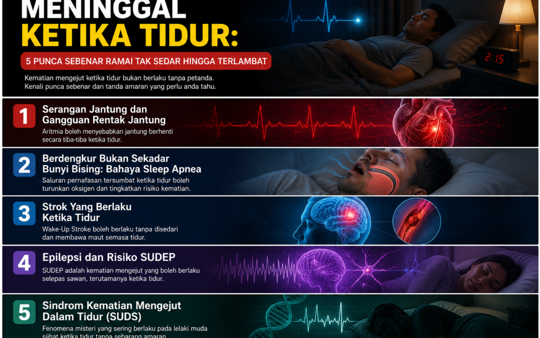 Meninggal Ketika Tidur: 5 Punca Perubatan Senyap Yang Boleh Meragut Nyawa Tanpa Disedari