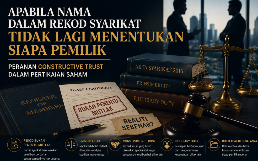 Nama Dalam Rekod Syarikat Bukan Pemilik Sebenar?