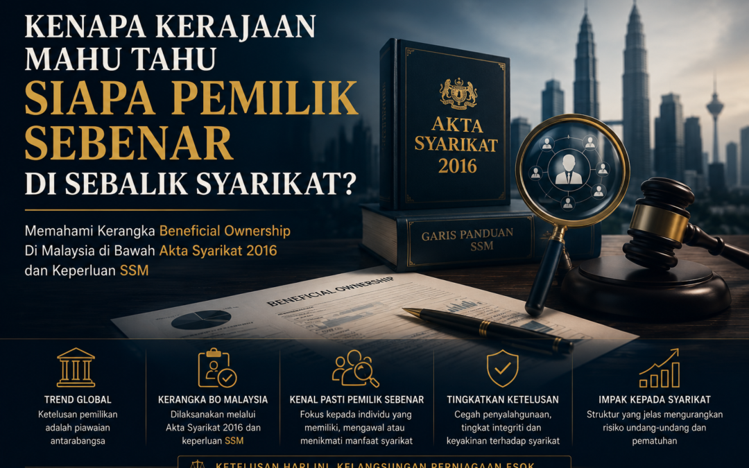 Kenapa Kerajaan Mahu Tahu Siapa Pemilik Sebenar Di Sebalik Sesebuah Syarikat?